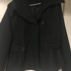 Wool blend coat